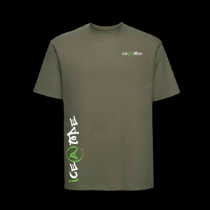 ICE@TOPE BRANDED OLIVE T SHIRTS